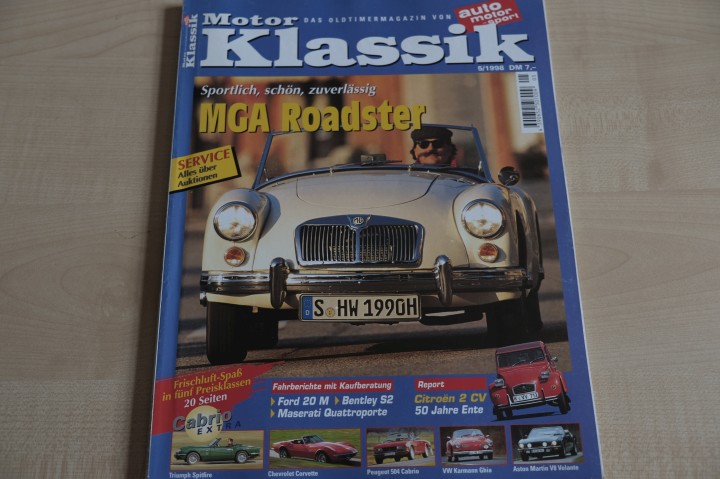 Deckblatt Motor Klassik (05/1998)